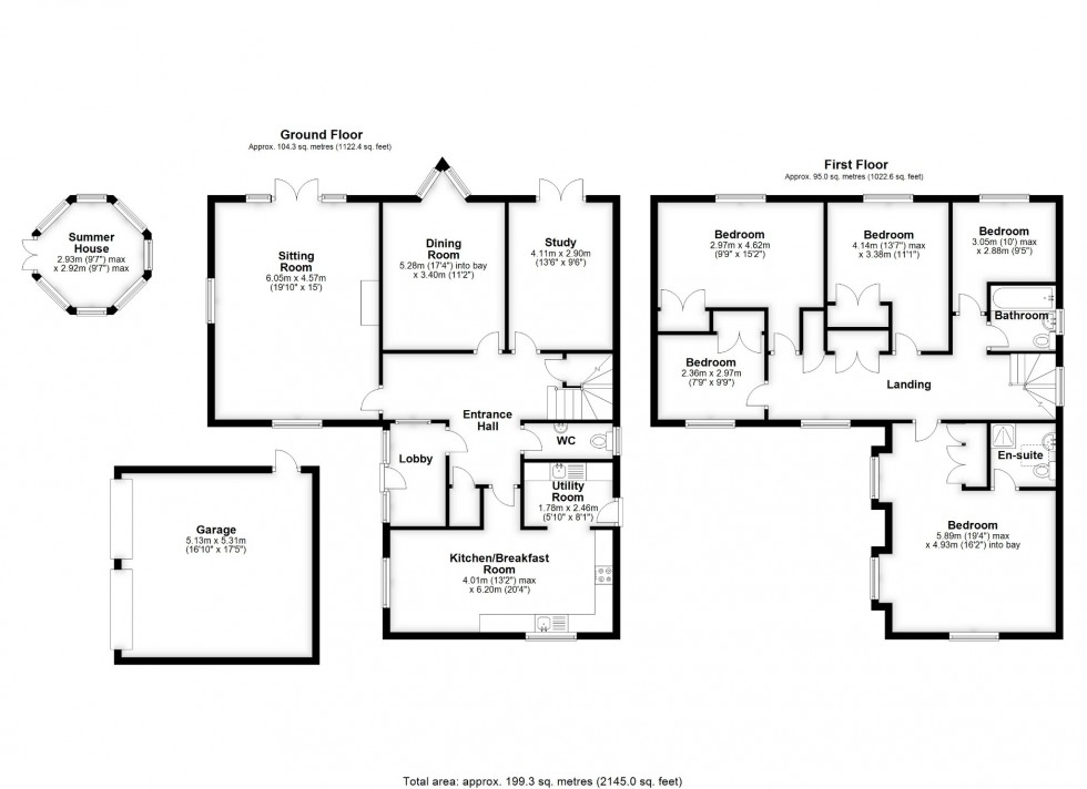 Floorplan for Gosmore Ley Close, Gosmore, Hitchin, Hertfordshire, SG4