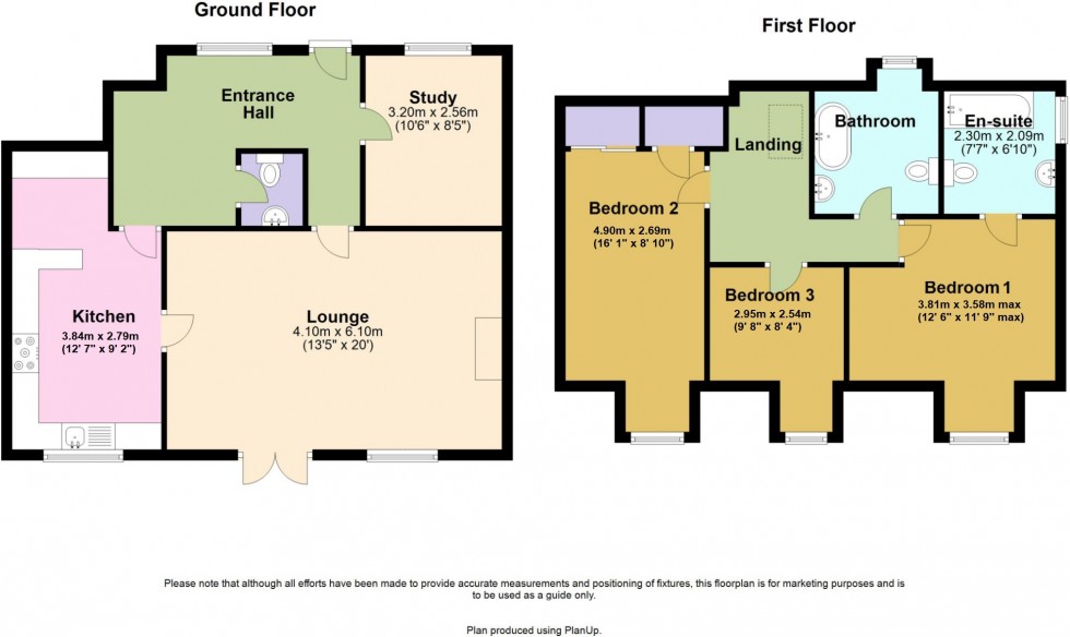 Floorplan for St. Peters Green, Holwell, Hitchin, Hertfordshire, SG5
