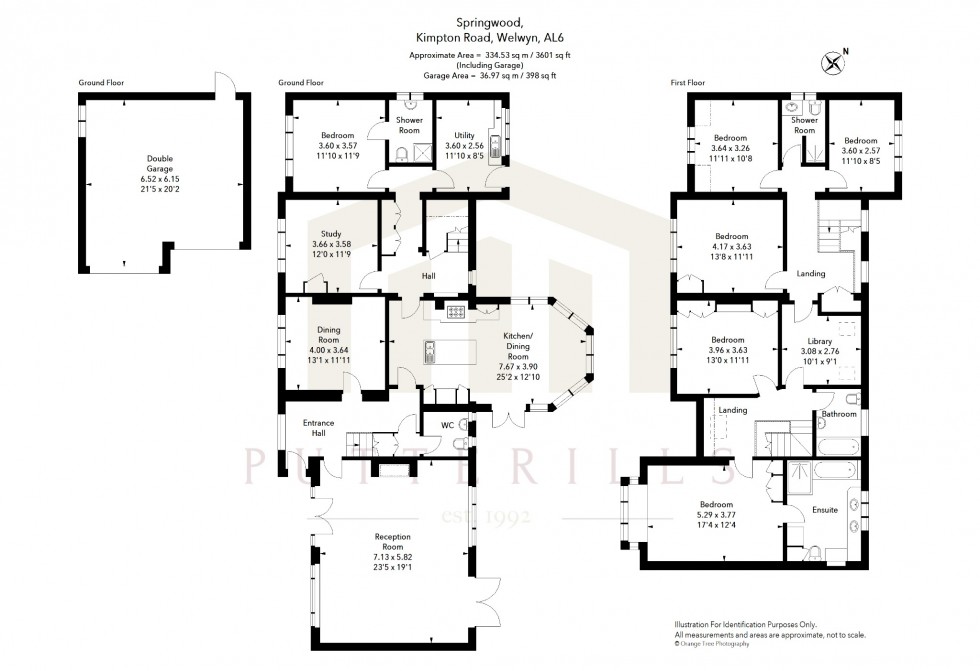 Floorplan for Kimpton Road, Welwyn, Hertfordshire, AL6