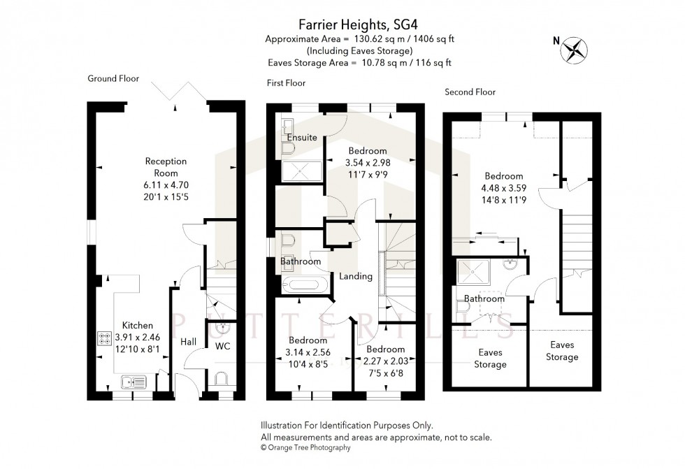 Floorplan for Farrier Heights, Langley, Hitchin