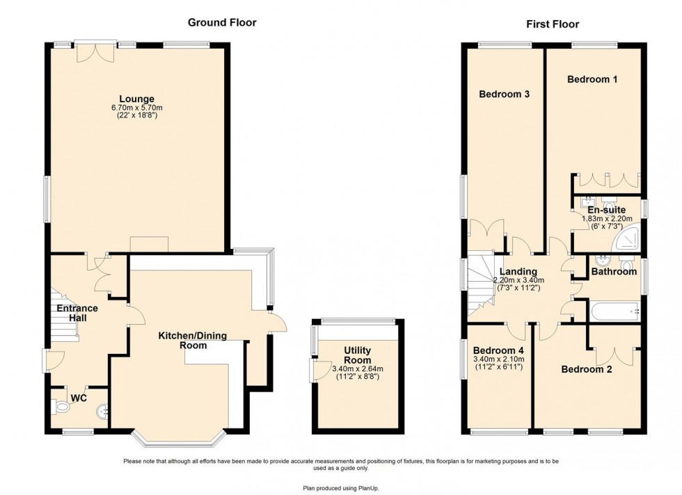 Floorplan for Pentley Park, Welwyn Garden City