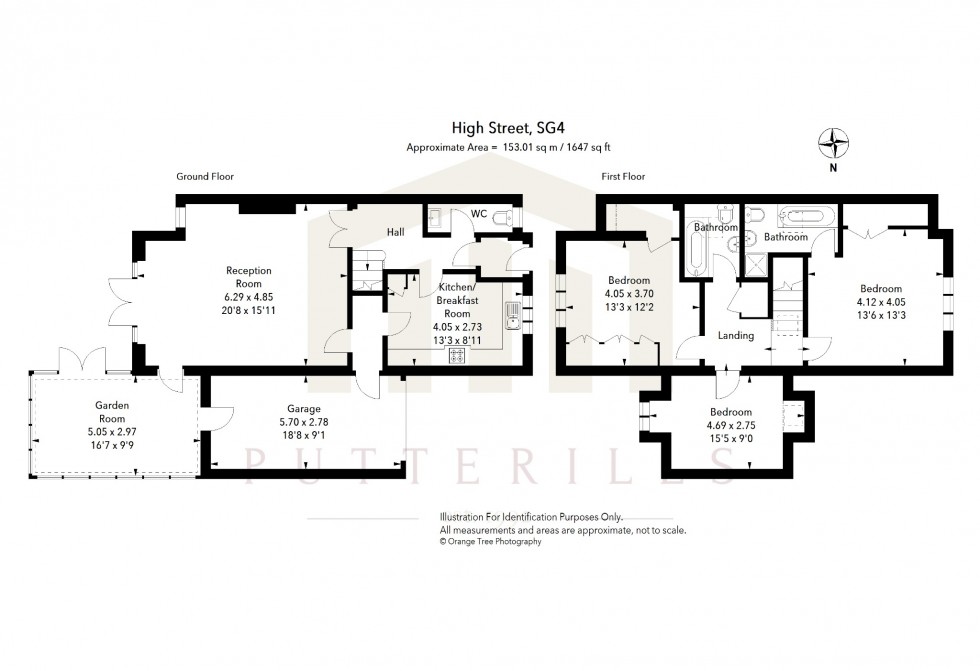 Floorplan for High Street, Whitwell