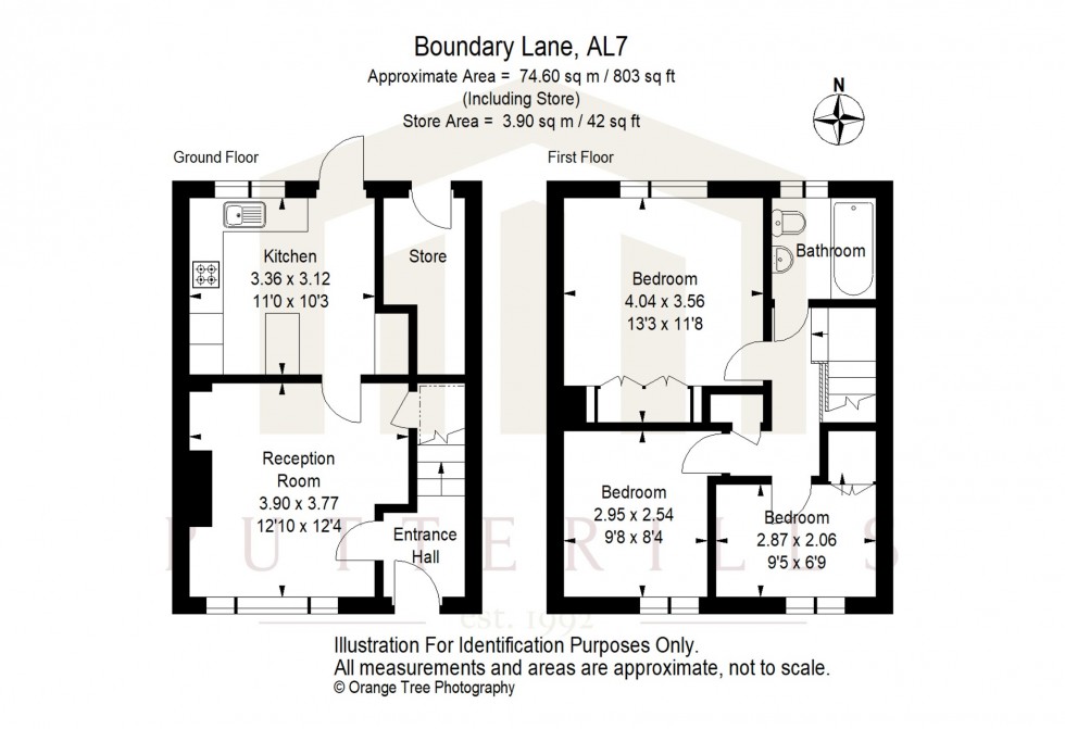 Floorplan for Boundary Lane, Welwyn Garden City, AL7