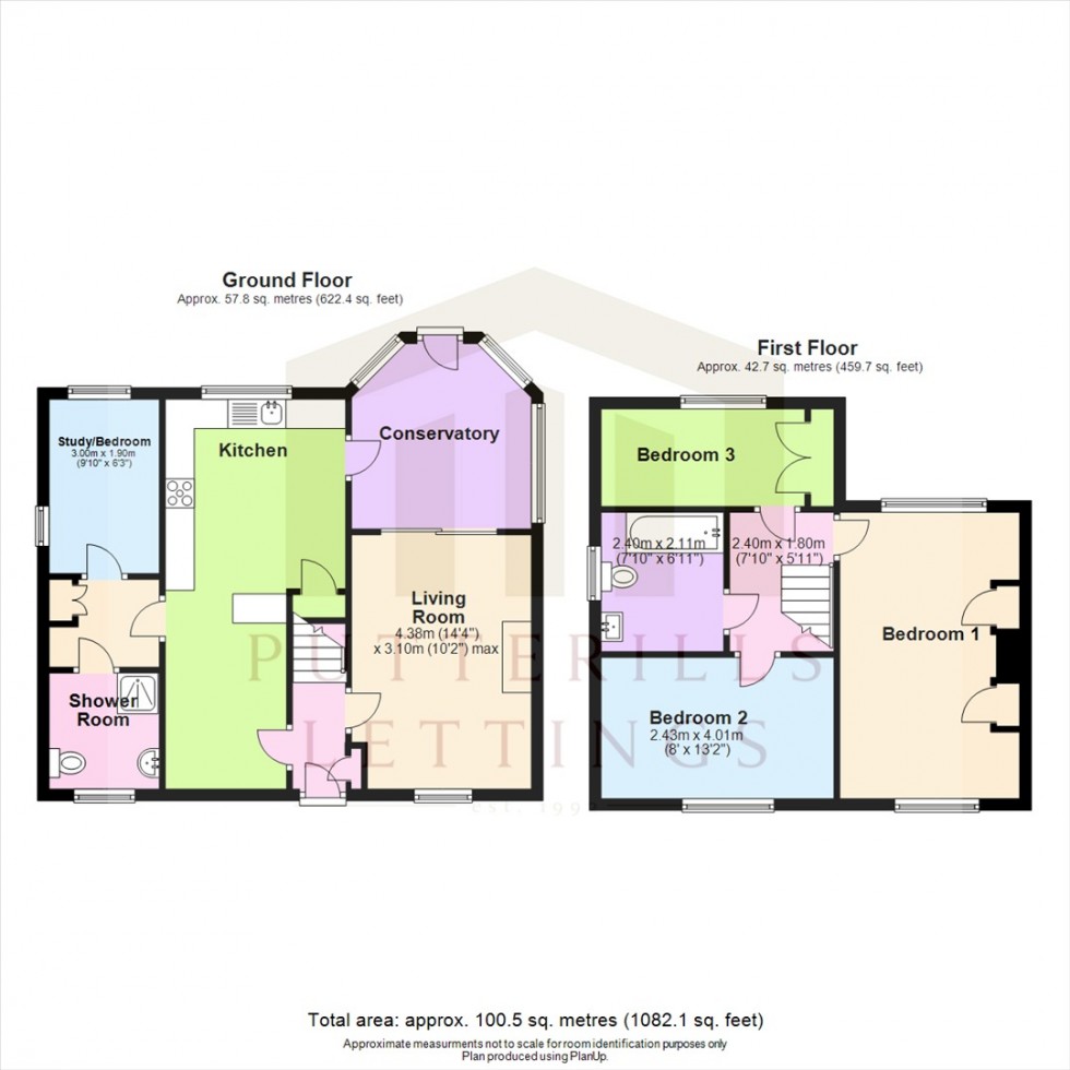 Floorplan for Longcroft Lane, Welwyn Garden City, Hertfordshire, AL8