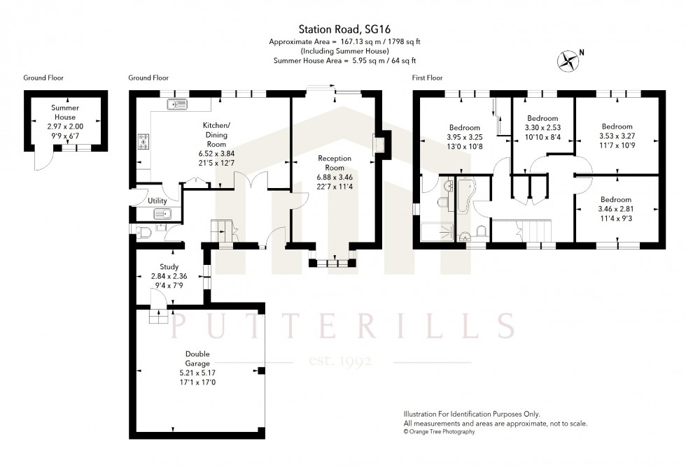 Floorplan for Station Road, Lower Stondon, Henlow, Bedfordshire, SG16