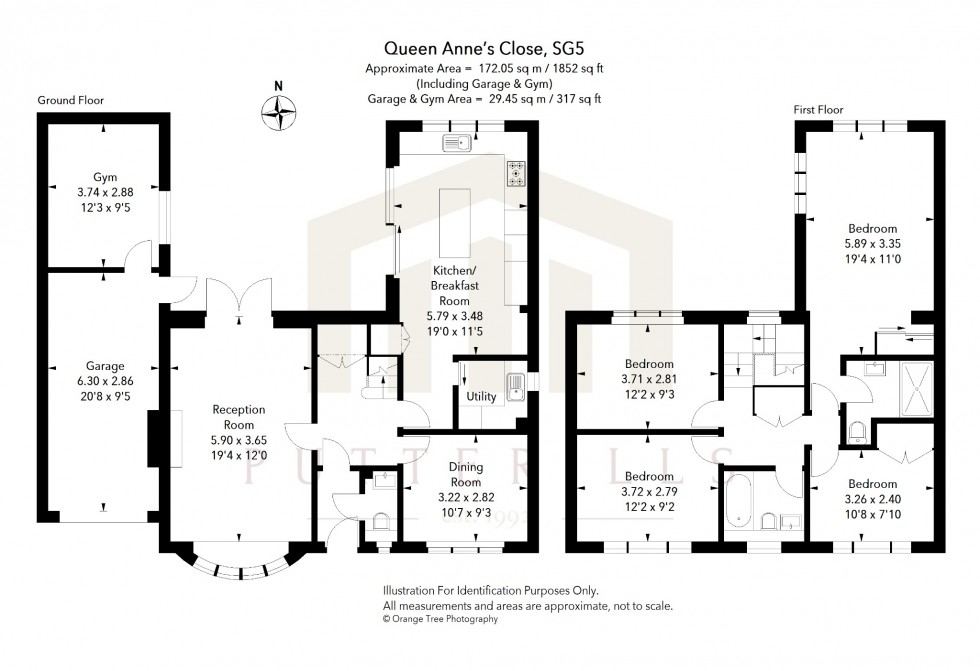 Floorplan for Queen Anne's Close