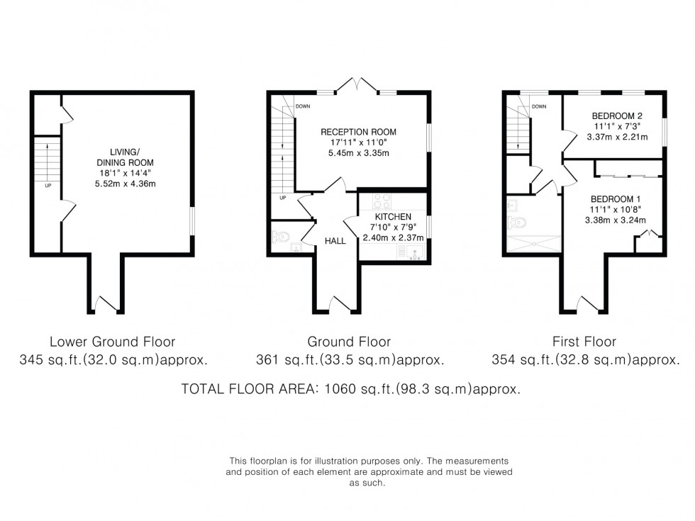 Floorplan for Asquith House, Guessens Road, Welwyn Garden City, Hertfordshire, AL8