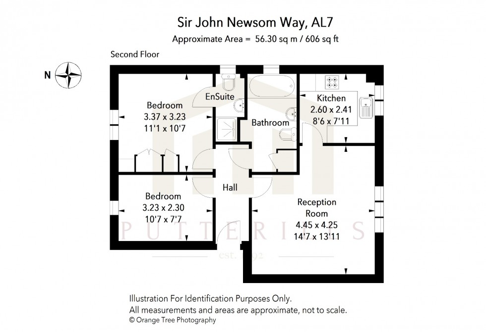 Floorplan for Sir John Newsom Way, Welwyn Garden City, AL7