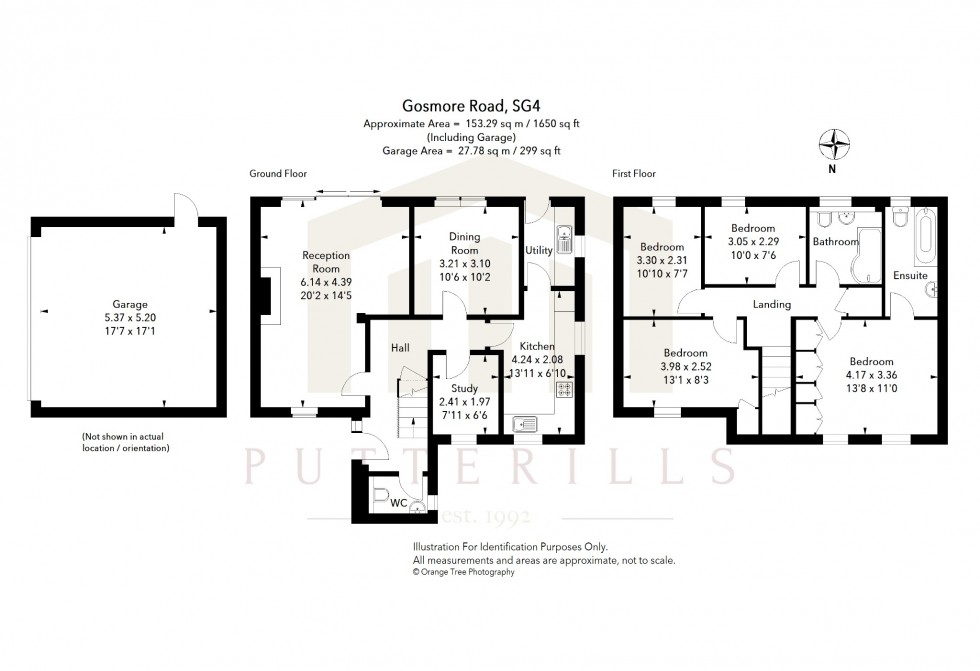 Floorplan for Gosmore Road, Hitchin, Hertfordshire, SG4