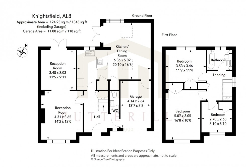 Floorplan for Knightsfield, Welwyn Garden City, AL8