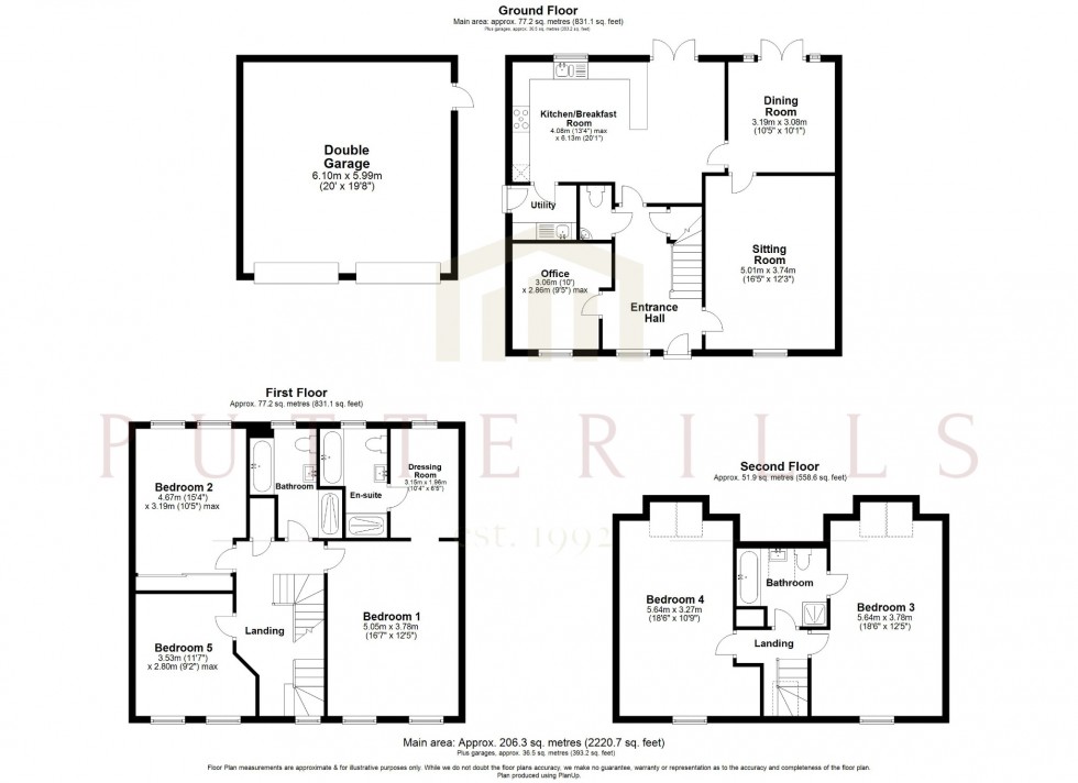 Floorplan for Chessum Road, Langford