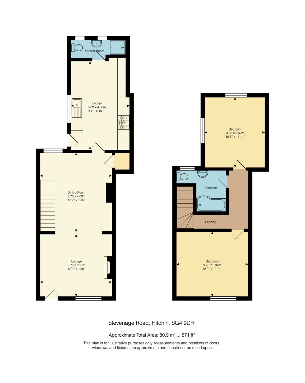 Floorplan for Stevenage Road