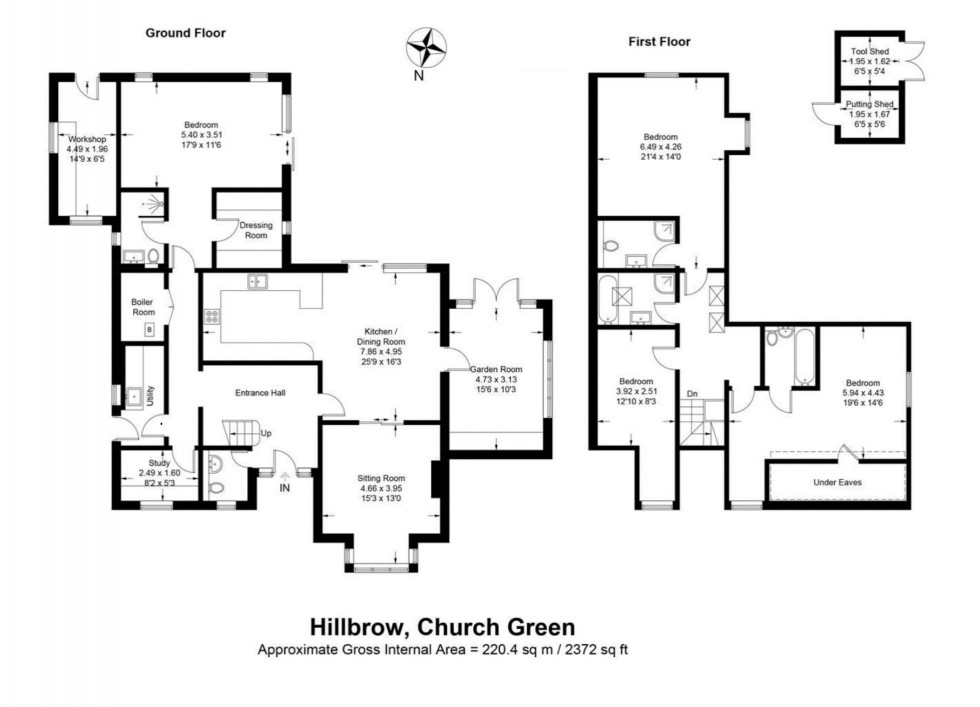 Floorplan for Church Green, Great Wymondley