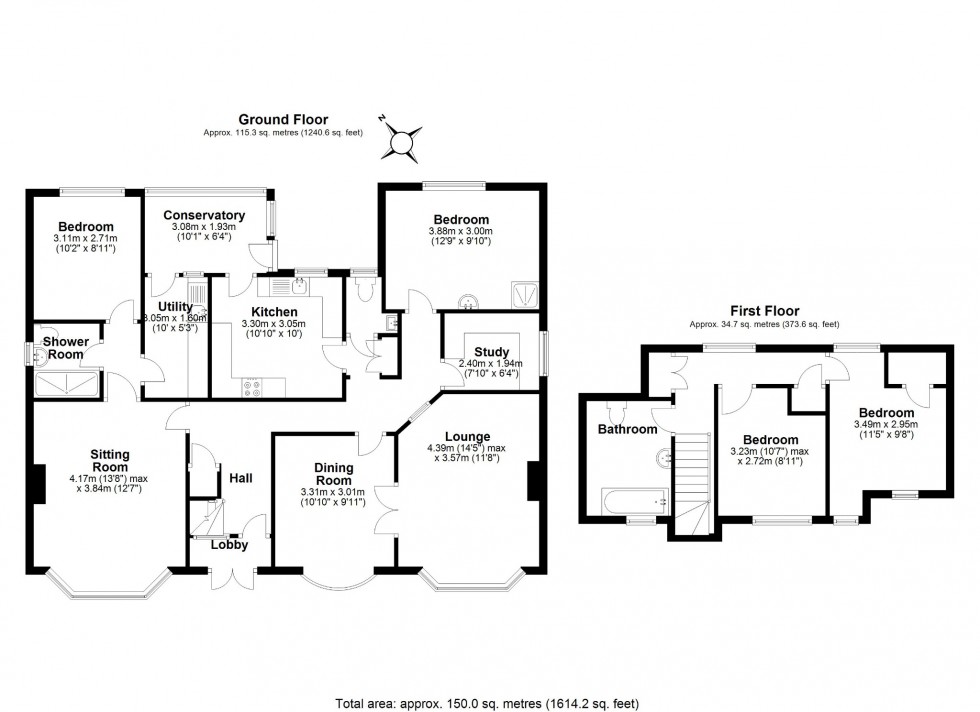 Floorplan for Brocket Road, Welwyn Garden City, Hertfordshire, AL8