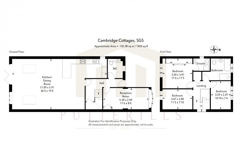 Floorplan for Holwell Road, Hitchin, SG5