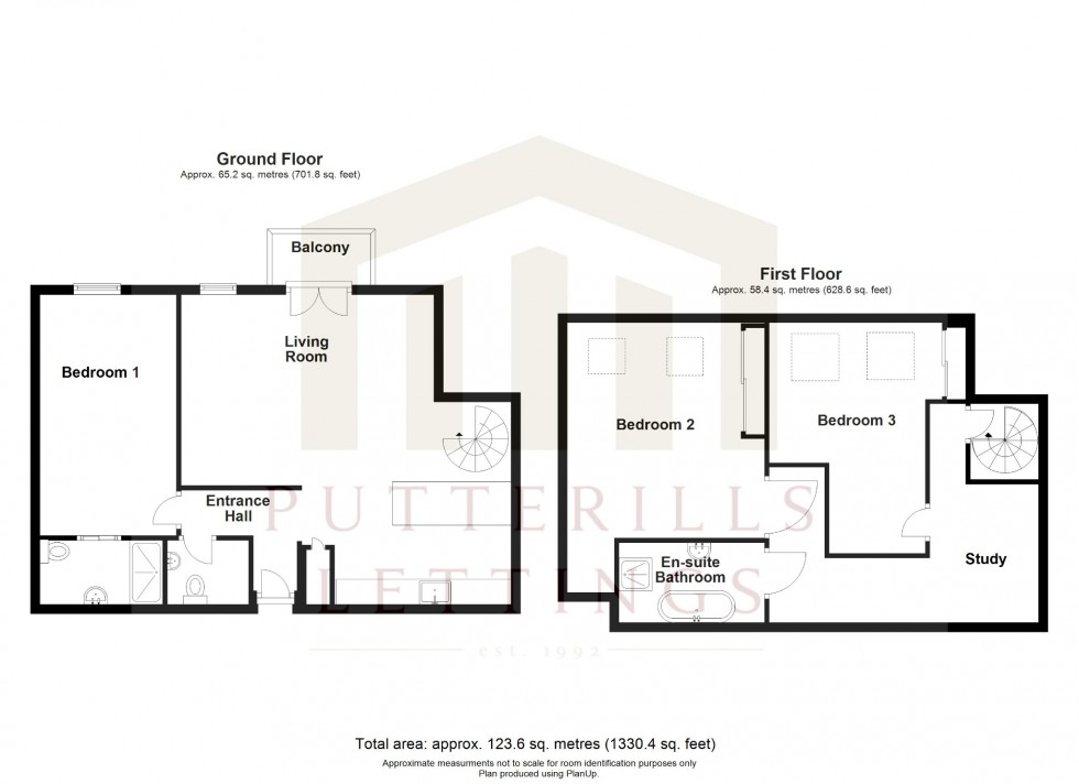 Floorplan for Starlings Bridge, Nightingale Road, Hitchin, Hertfordshire, SG5