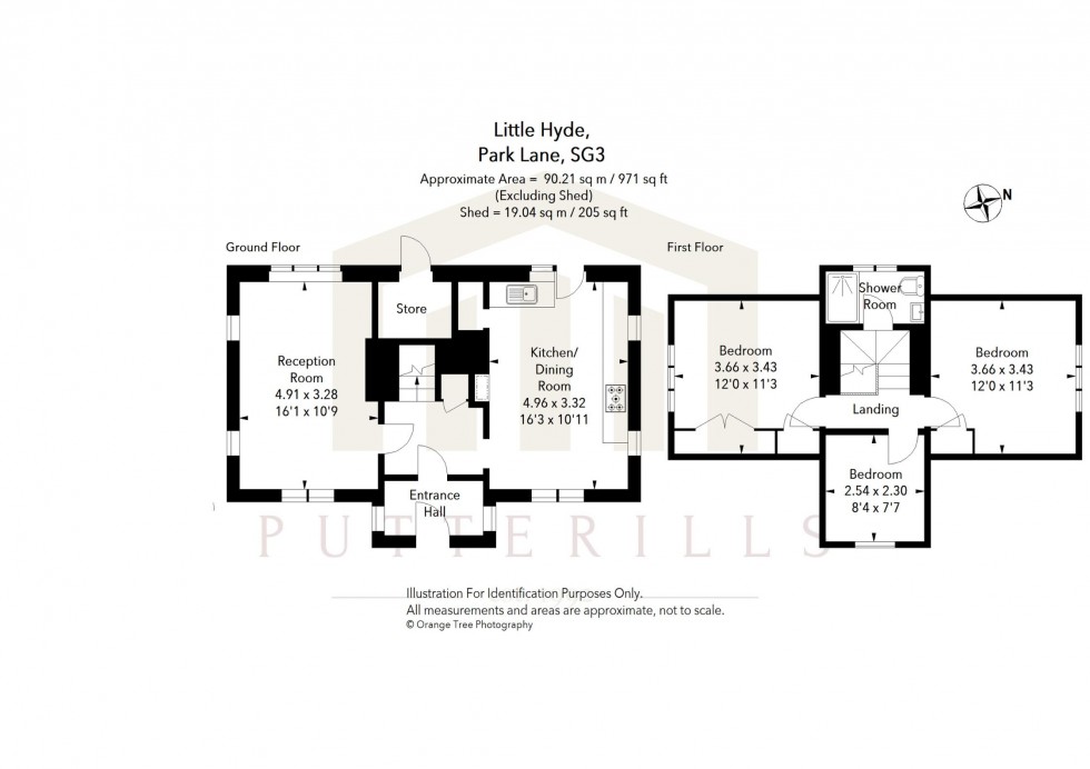 Floorplan for Old Knebworth, Hertfordshire