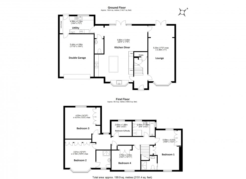 Floorplan for Knebworth, Hertfordshire