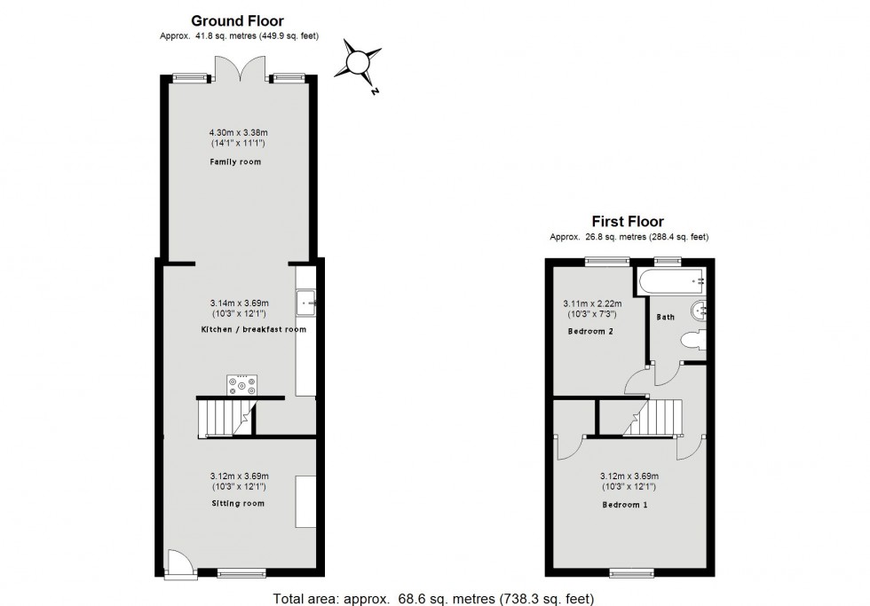 Floorplan for Codicote, Hertfordshire