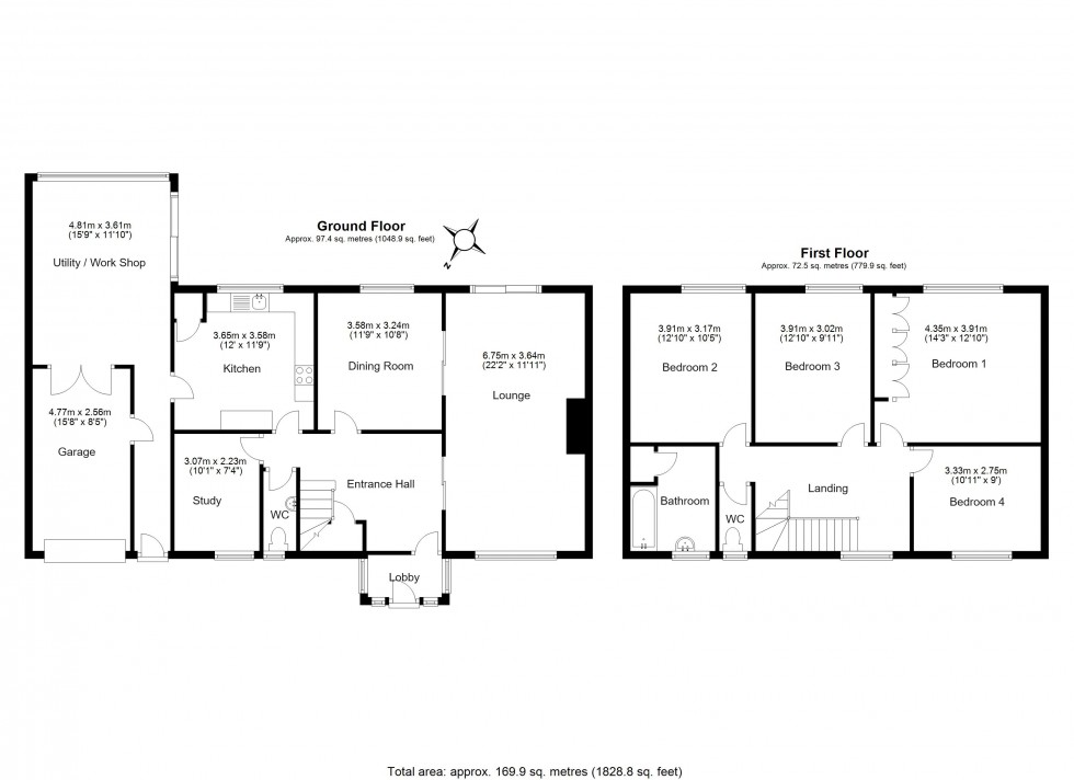 Floorplan for Datchworth, Hertfordshire