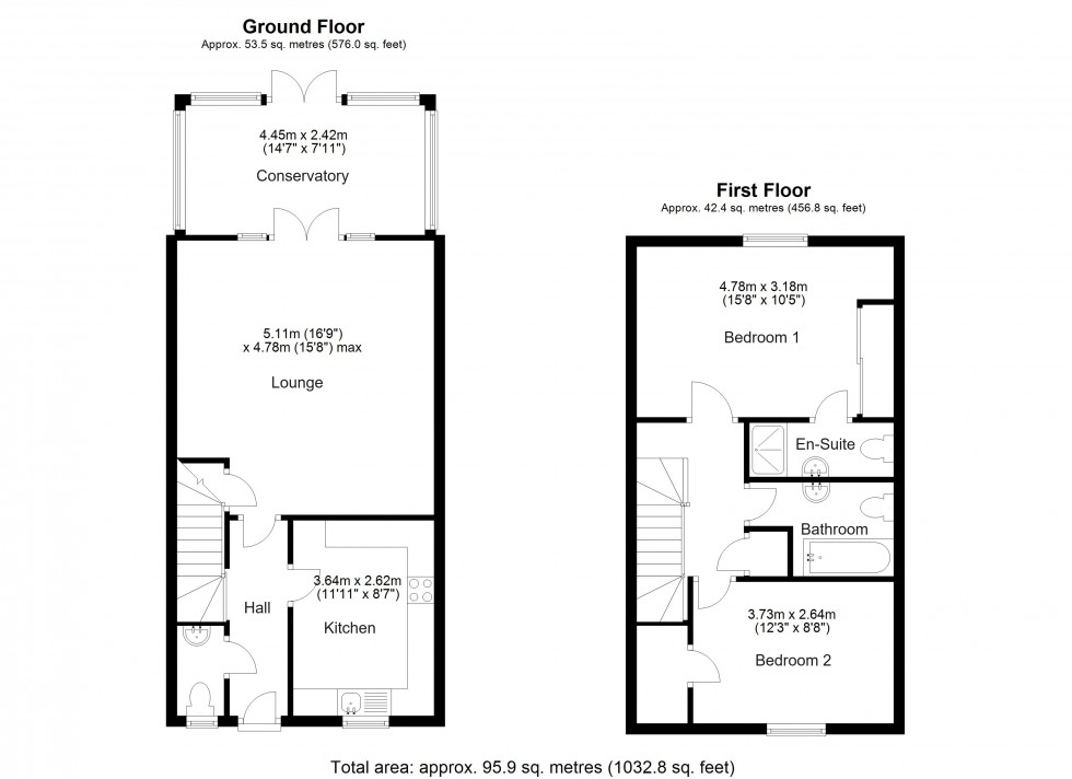 Floorplan for Bragbury End, Hertfordshire