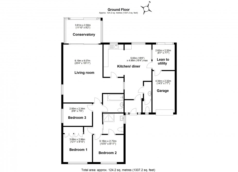 Floorplan for Datchworth, Hertfordshire