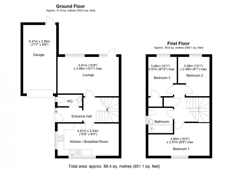 Floorplan for Brook Field, Aston