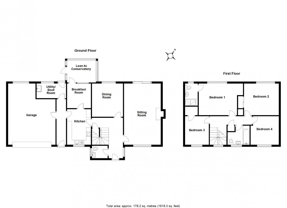 Floorplan for Old Town, Stevenage, Hertfordshire